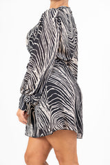 Abito in georgette WildZebra