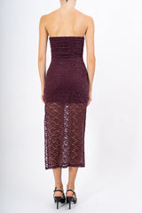 Abito Velvet Lace