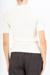 T-shirt Chic paillettes in viscosa elasticizzata