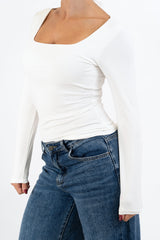 Maglia SquareFit in viscosa elasticizzata