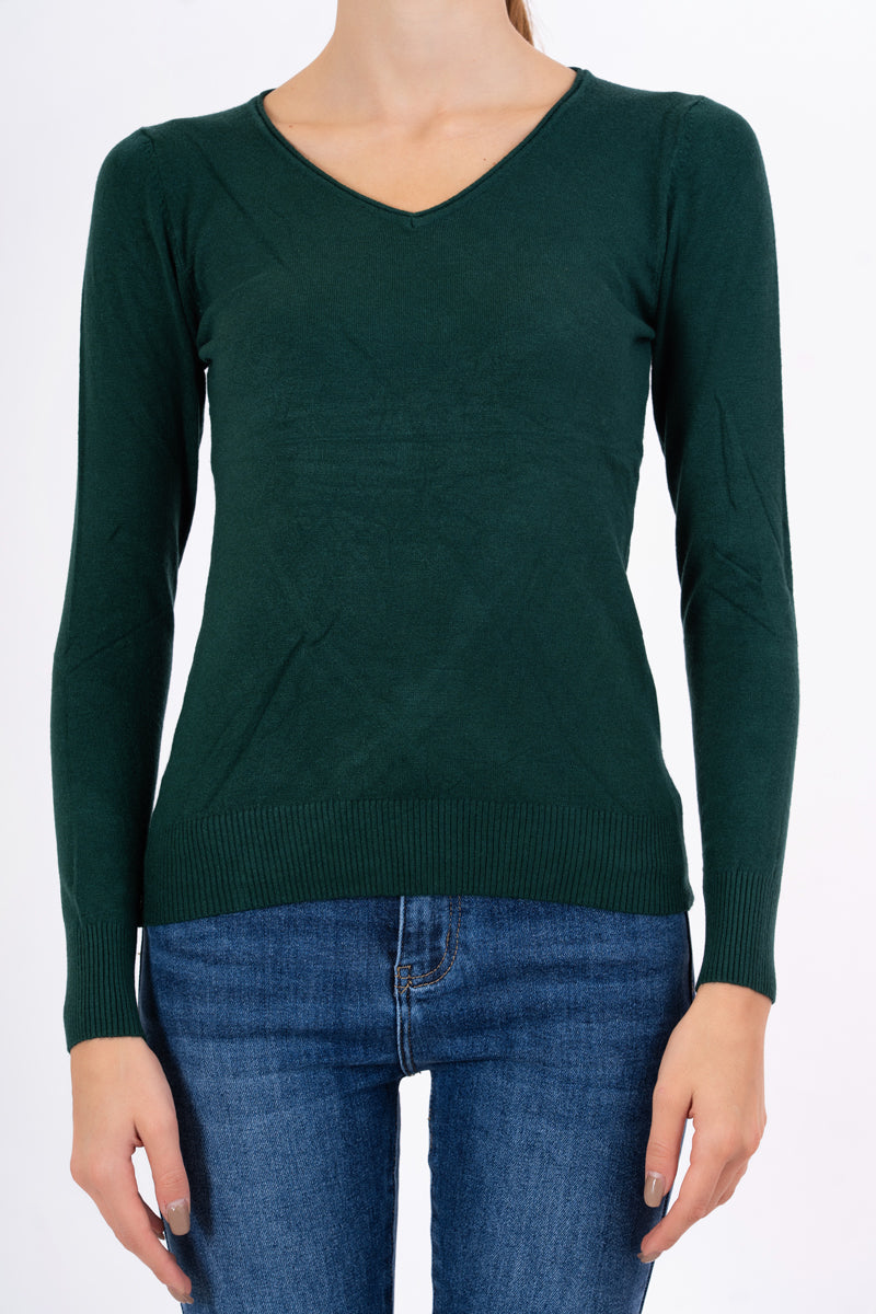 Maglia Dream Basic Scollo a V in Viscosa