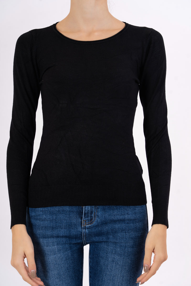 Maglia Dream Basic Girocollo in Viscosa