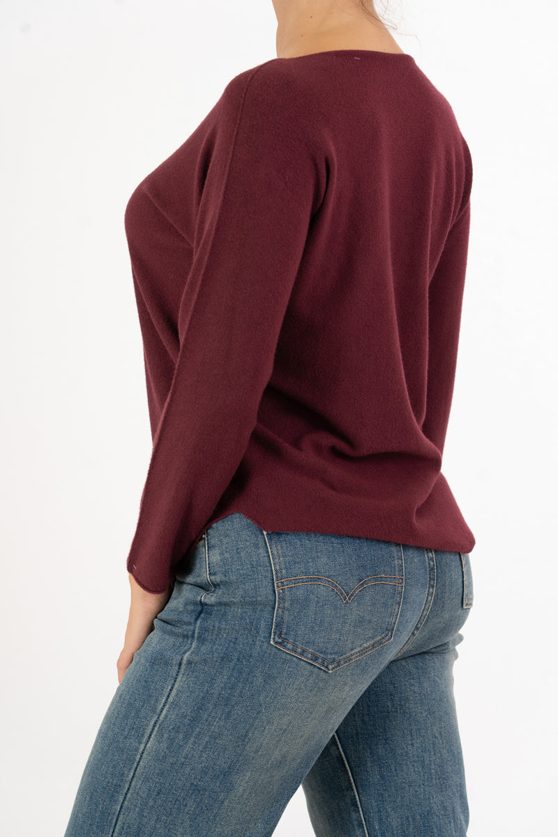 Maglia SoftVibe in misto viscosa scollo a V