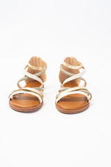 Sandalo Apricot Intrecciato