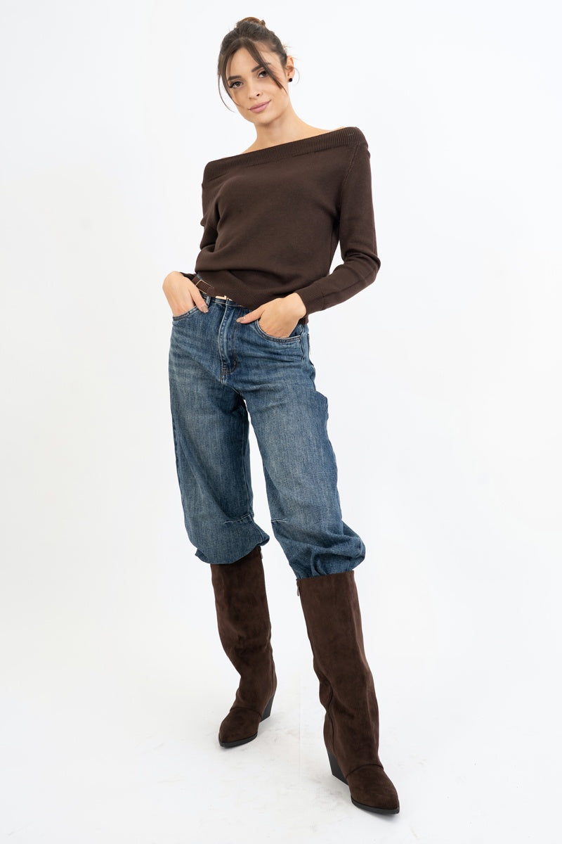 Maglia SoftBarca – scollo spalle in viscosa elasticizzata
