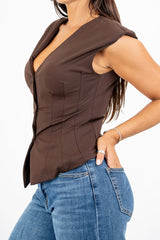 Power Shoulders Gilet