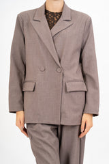 Blazer Over Double Taupe