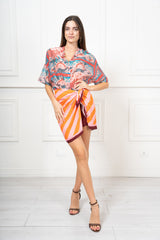 Gonna Pareo Capri in 100% Viscosa Made in Italy