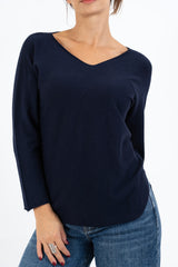 Maglia SoftVibe in misto viscosa scollo a V