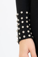 Tubino Shine con strass su collo e polsi