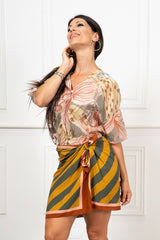 modella indossando Completo Savana colore