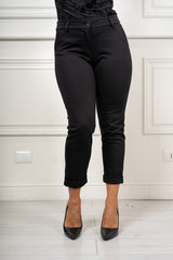 Pantalone Margot a sigaretta Nero