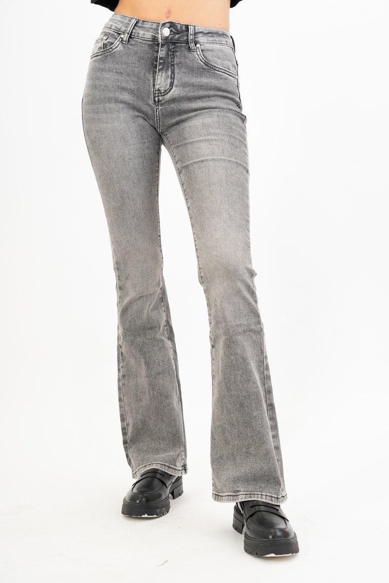 Jeans FlareCut Grigio