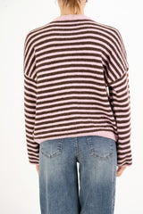 Maglioncino Candy Lines rigato over