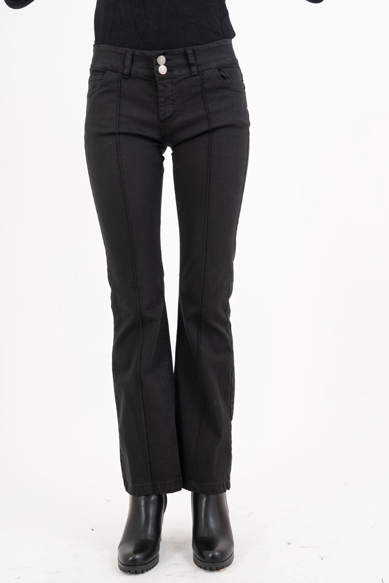 Jeans Zampetta Black Made in Italy