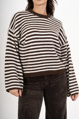 Maglioncino Candy Lines rigato over