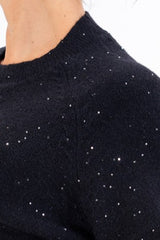 Maglia Sparkle con Micro Paillettes