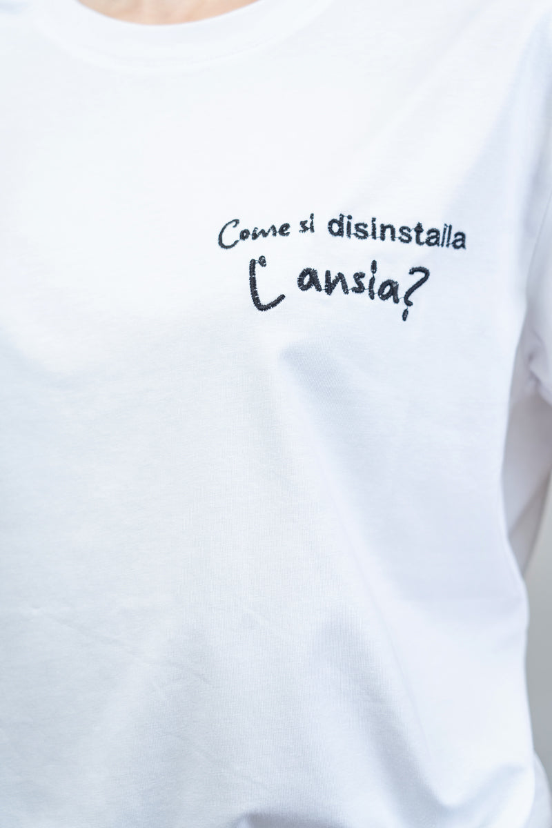 T-shirt “Come si disinstalla l’ansia?”