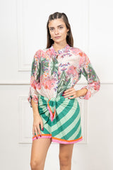 Completo Giada con camicia e gonna pareo
