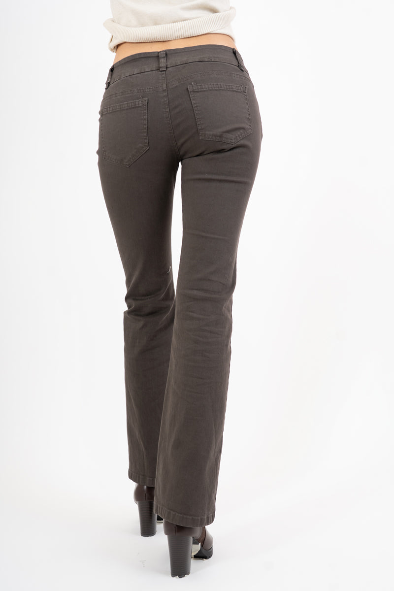 Jeans Zampetta Brown Made in Italy