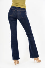 Jeans Flare Elasticizzati Lavaggio Zero