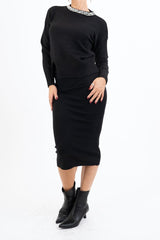 Maglione Pearl Dream con dettagli gioiello