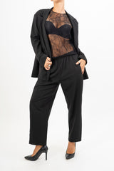 Pantalone Asimmetrico Soft Black
