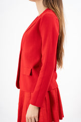 modella indossando Blazer Soft Tailor in misto viscosa colore