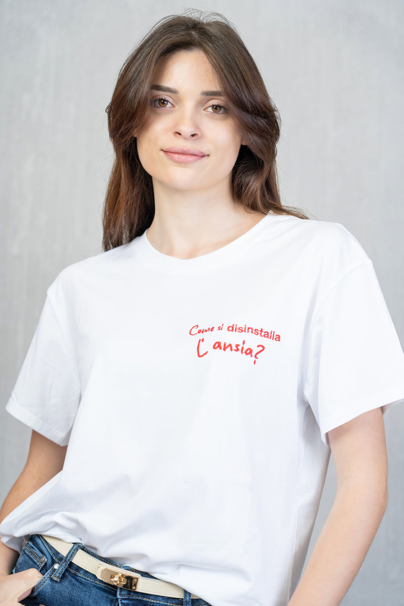 T-shirt “Come si disinstalla l’ansia?”