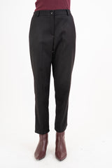Pantalone CityLine slim fit in poliviscosa nera