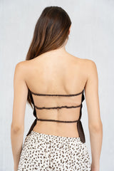 Top Bali Breeze a fascia con schiena scoperta