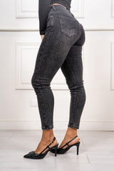 Jeans Harlow Nero Delavé