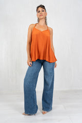 Top Crystal Back in viscosa leggera