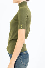 Maglia KnitChic con Mezzo Collo e Bottoncini