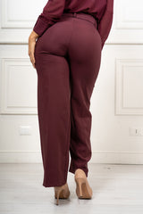 Pantalone Sloane Borgogna