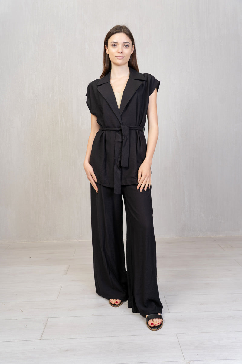 Completo tela di viscosa Gilet e Pantalone
