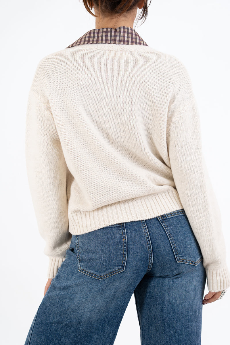 Cardigan SoftMood in misto lana con bottoni