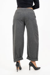 Pantalone HerringLine in poliviscosa con elastico