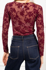 Maglia Velvet Bloom Round