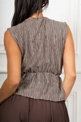 Camicia Portafoglio Fantasia Duna in Viscosa Made in Italy
