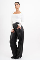 Pantalone SoftBalloon effetto ecopelle