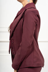 Giacca Sloane Borgogna