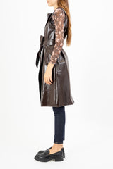 Spolverino Ecopelle Shine Belted