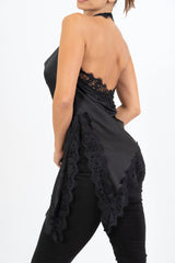Top Satin LaceBack