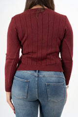 modella indossando Maglioncino SoftTrecce colore