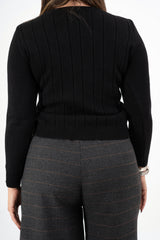 modella indossando Maglioncino SoftTrecce colore