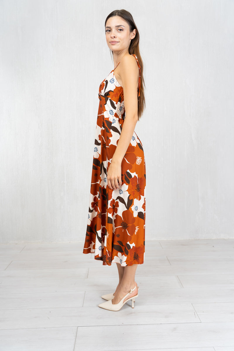 Abito Lungo Rusty Bloom