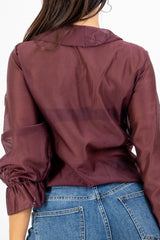 Blusa Tencel Ruffle.