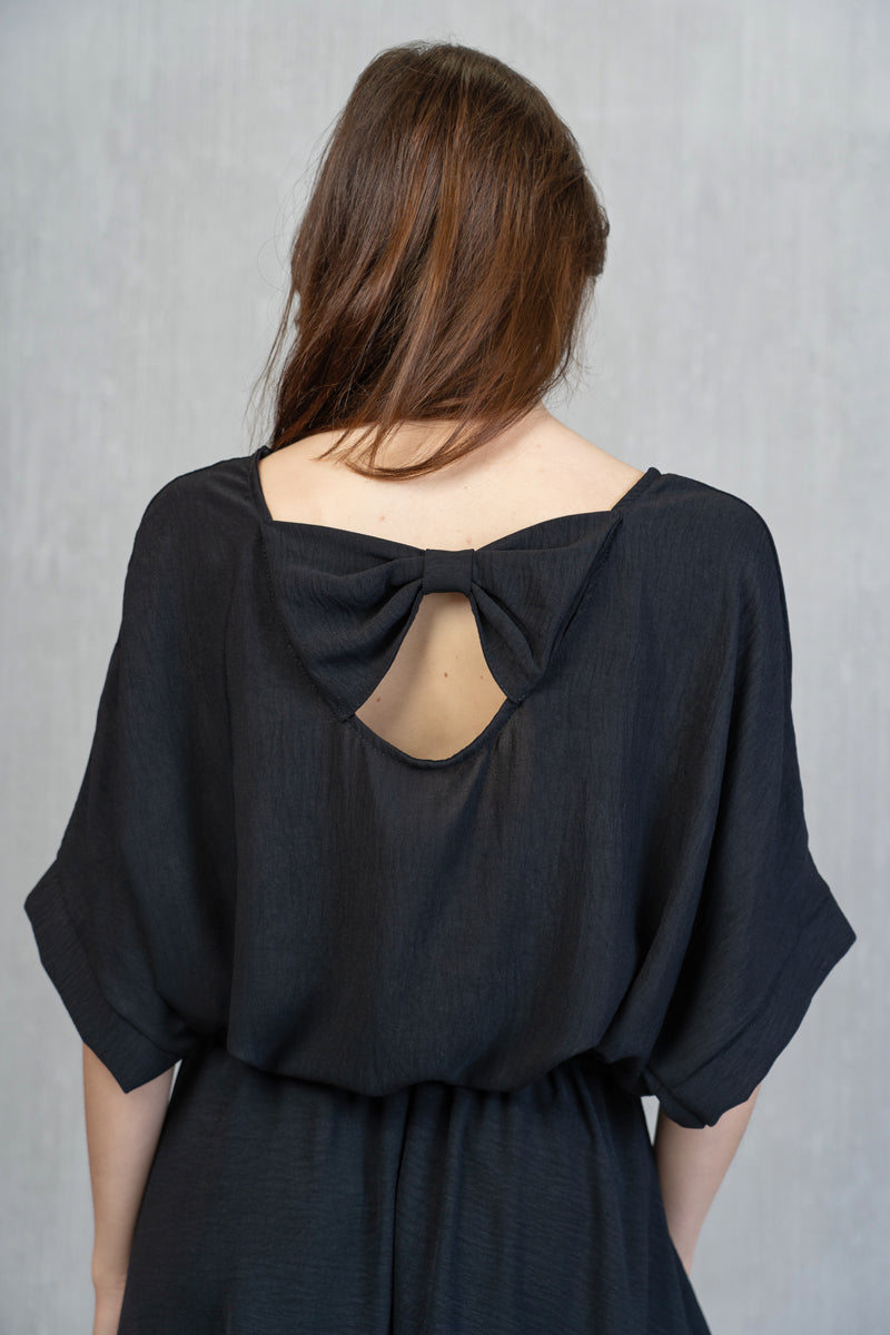Maglia fiocco schiena chic