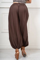 Pantalone Aladin in Viscosa Fiammata Made in Italy